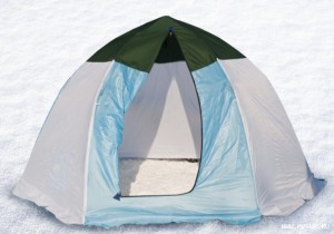 Как собрать зимнюю палатку?