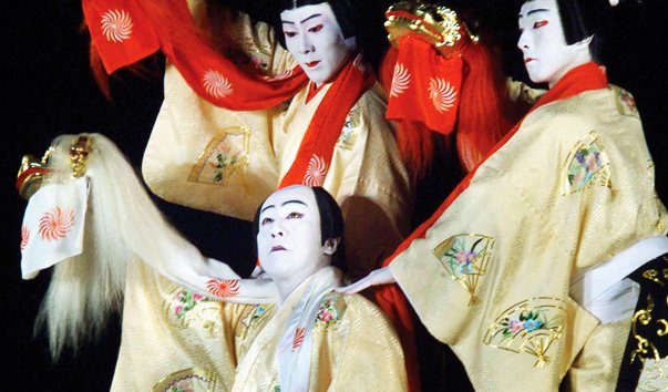 japonskoe kabuki v teatre kabuki dza